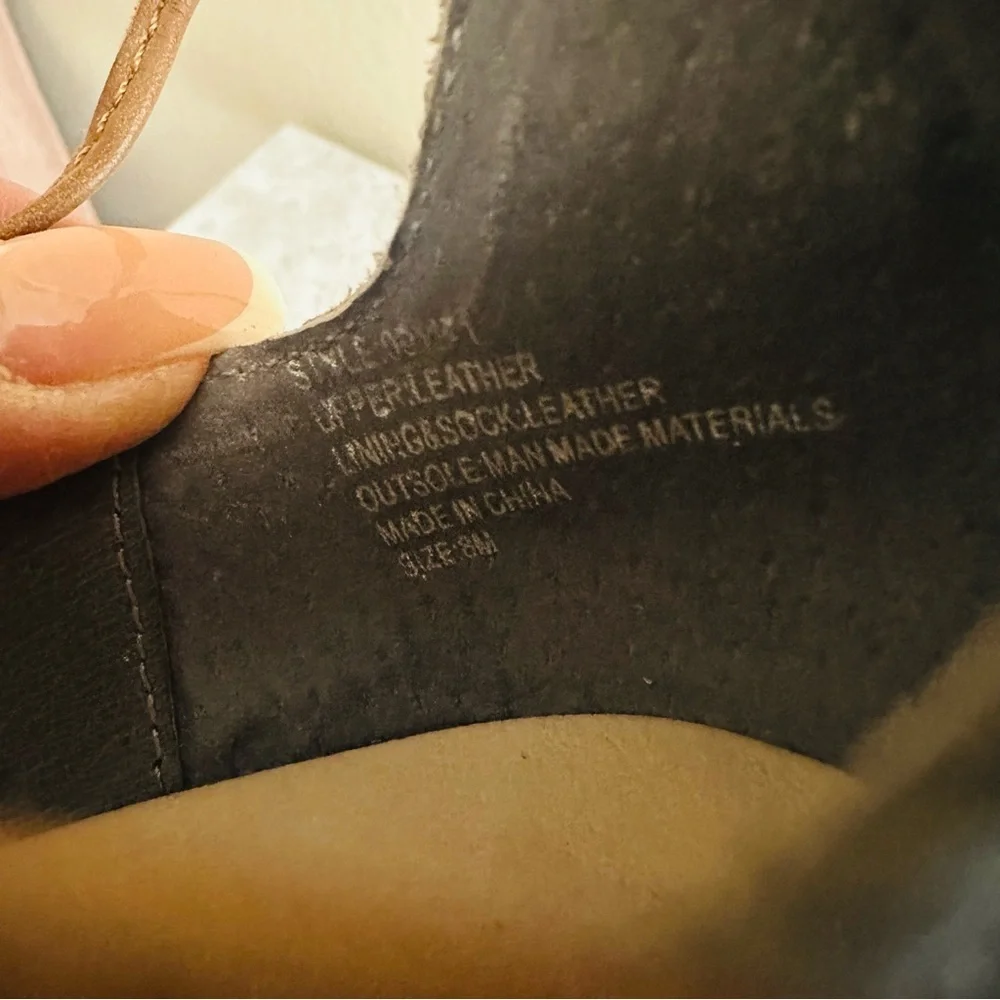 J. Jill Gray Suede Sandals with Leather Ankle Strap Women’s Size 8 - Picture 10 of 10